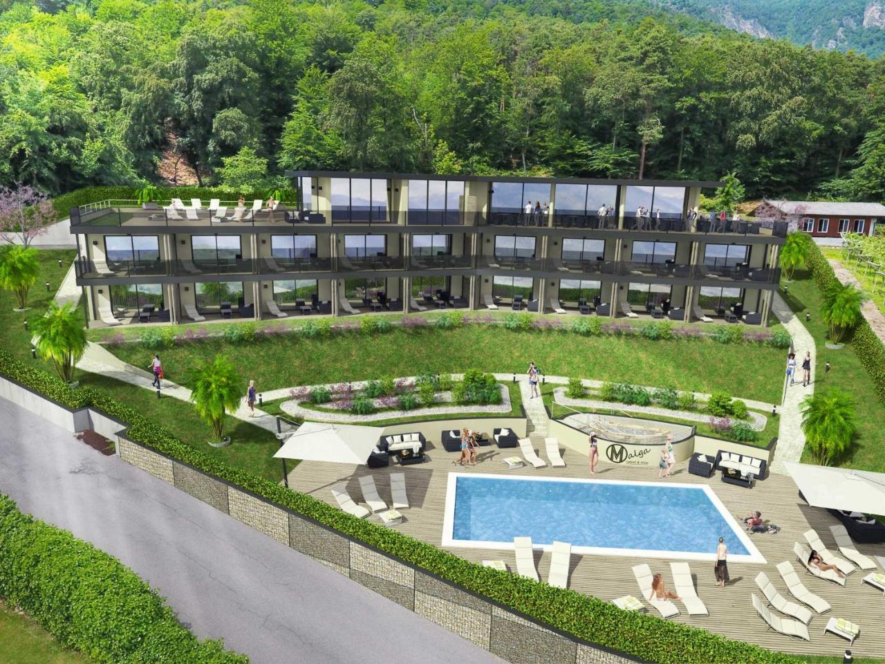 Aparthotel Malga Caldaro Esterno foto